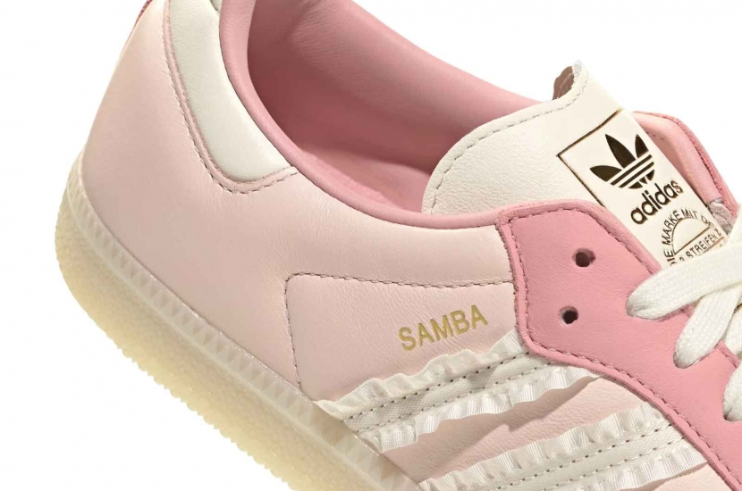 SAMBA RUFFLE STRIPES PACK WONDER MAUVE [JR8830]