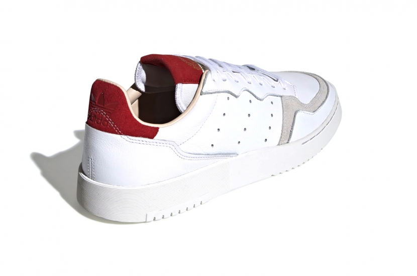  ADIDAS SUPERCOURT WHITE SCARLET [EF9181]