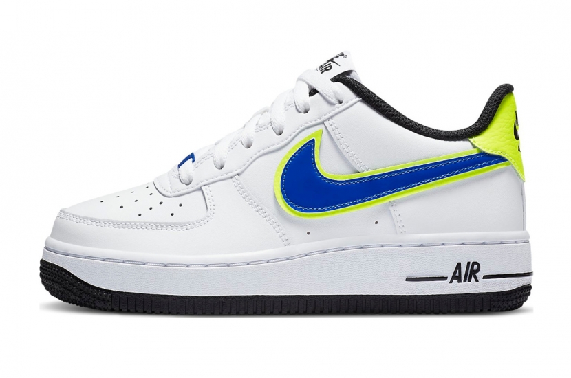 AIR FORCE 1 WHITE RACER/BLUE VOLT [DB1555-100]