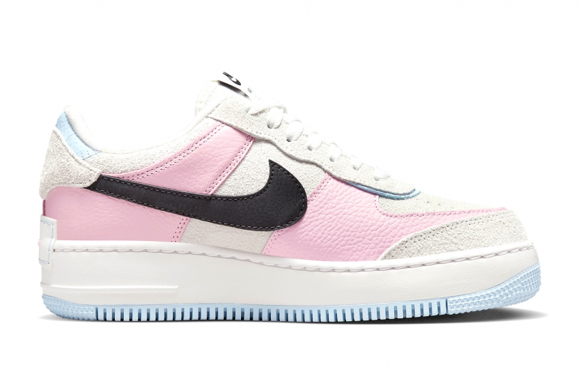 AIR FORCE 1 SHADOW HOOPS WHITE PINK W [DX3358-100]