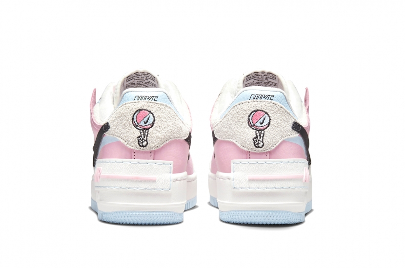 AIR FORCE 1 SHADOW HOOPS WHITE PINK W [DX3358-100]