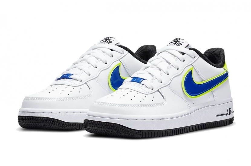 AIR FORCE 1 WHITE RACER/BLUE VOLT [DB1555-100]