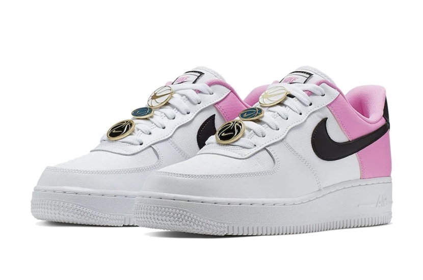 AIR FORCE 1 WHITE PINK BLACK [AA0287-107]