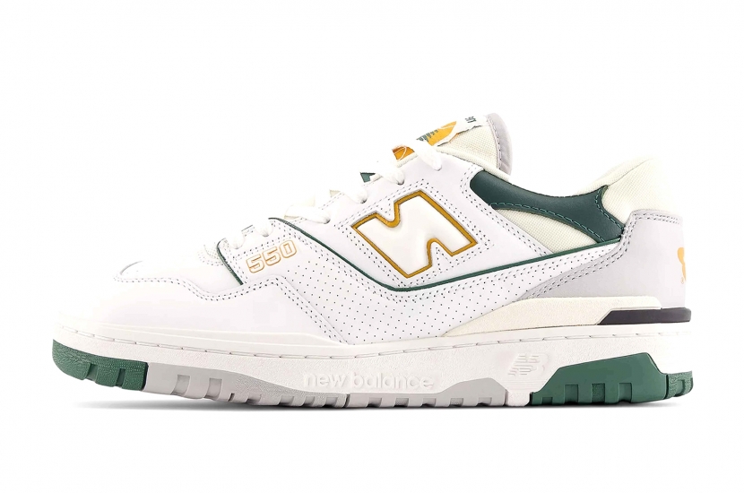 NEW BALANCE 550 WHITE NIGHTWATCH GREEN [BB550PWC]