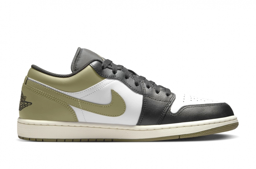  AIR JORDAN 1 LOW “MEDIUM OLIVE” [553558-092]