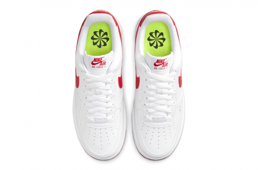 AIR FORCE 1 LOW '07 NEXT NATURE WHITE VOLT GYM RED [DV3808-105]