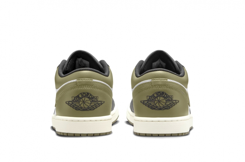  AIR JORDAN 1 LOW “MEDIUM OLIVE” [553558-092]