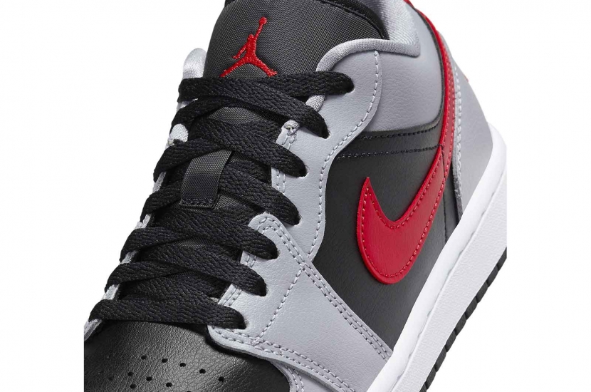 AIR JORDAN 1 LOW CEMENT GREY FIRE RED [FZ4183-002]