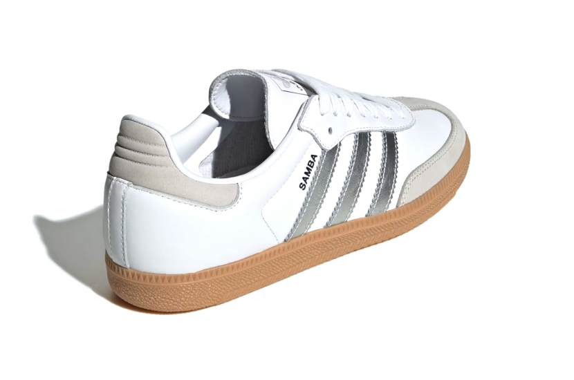  SAMBA OG WHITE SILVER METALLIC GREY [JI2725]