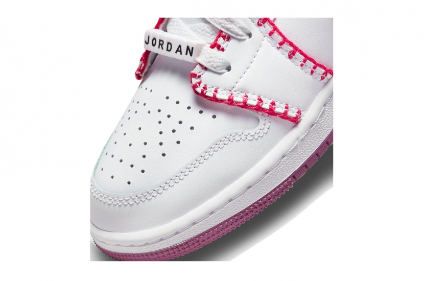 AIR JORDAN 1 LOW WHITE LIGHT BORDEUAX (GS) [DM9037-100]