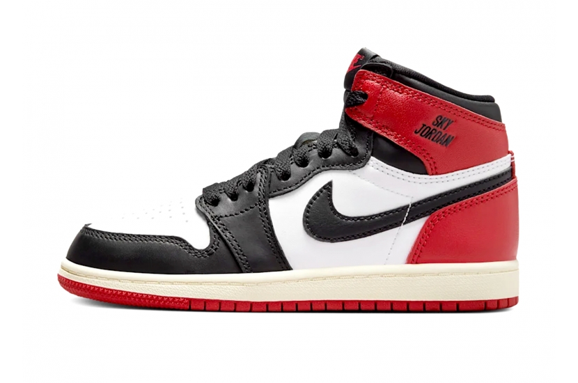 AIR JORDAN 1 HIGH RETRO OG BLACK TOE REIMAGINED GS [FD1437-106]