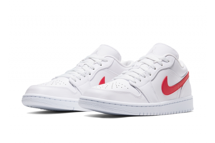 AIR JORDAN 1 LOW WHITE UNIVERSITY RED [AO9944-161]