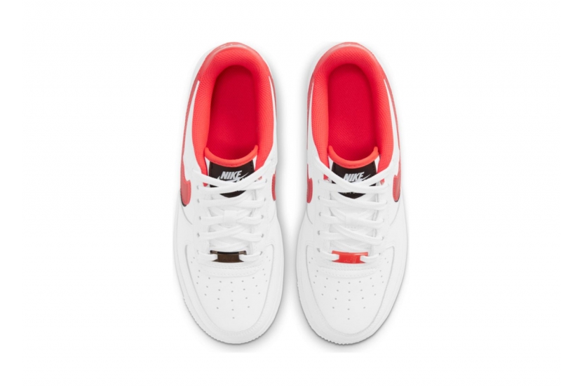 AIR FORCE 1 LV8 GS DOUBLE SWOOSH BRIGHT CRIMSON [CW1574-101]