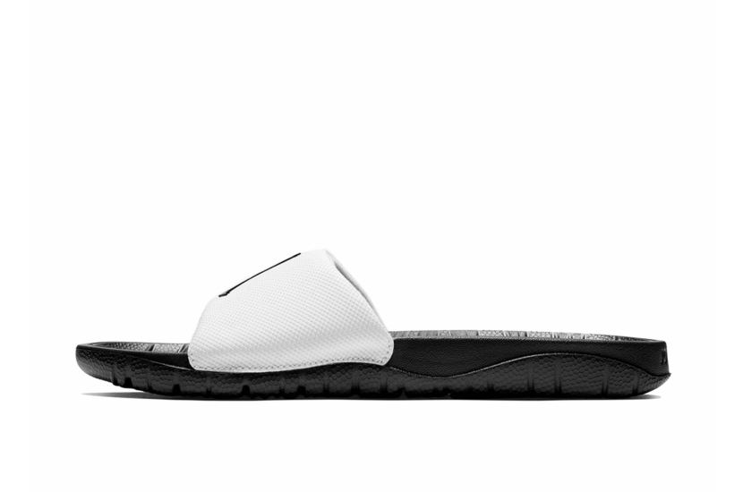 JORDAN BREAK SLIDE WHITE BLACK [AR6374-016]