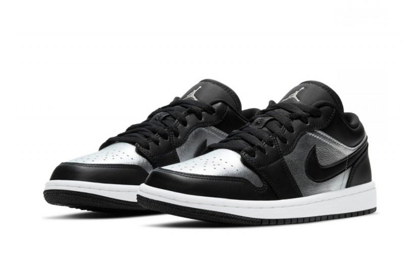 AIR JORDAN 1 LOW BLACK METALLIC SILVER [DA5551-001]