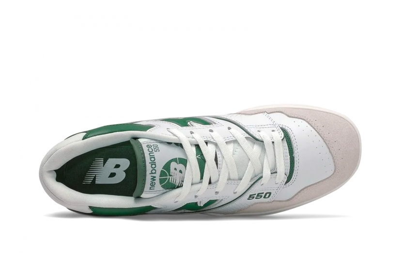 NEW BALANCE 550 WHITE GREEN [BB550WT1]