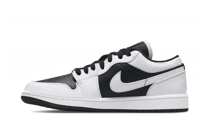 AIR JORDAN 1 LOW SE HOMAGE SPLIT WHITE BLACK W [DR0502-101]