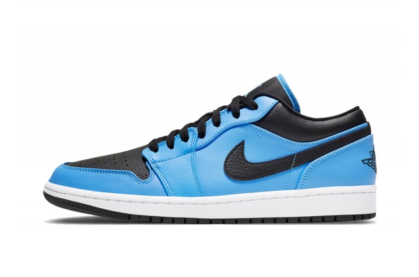 AIR JORDAN 1 LOW UNIVERSITY BLUE BLACK [553558-403]