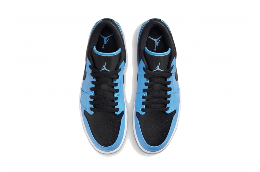 AIR JORDAN 1 LOW UNIVERSITY BLUE BLACK [553558-403]