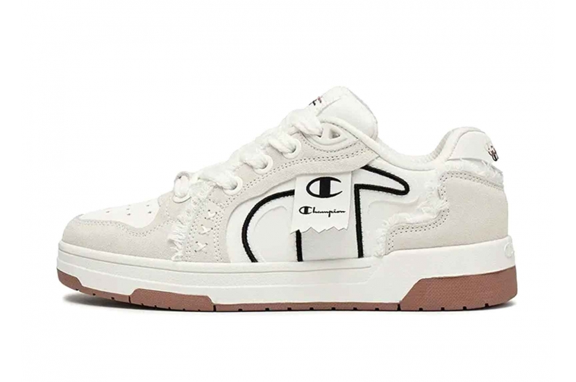 CHAMPION LOW-TOP SKATEBOARD SHOES UNISEX MILK WHITE [U5AFCTU28A1]