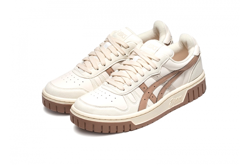 ASICS COURT MZ RETRO CASUAL WHITE BROWN [1203A127-105]