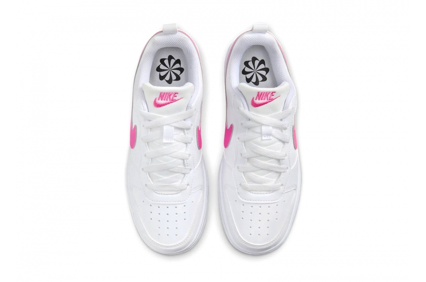 COURT BOROUGH LOW RECRAFT WHITE LASER FUCHSIA [DV5456-113]