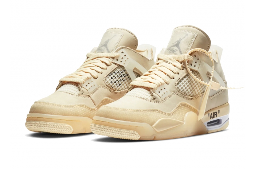 AIR JORDAN 4 X OFF-WHITE SAIL [CV9388-100]