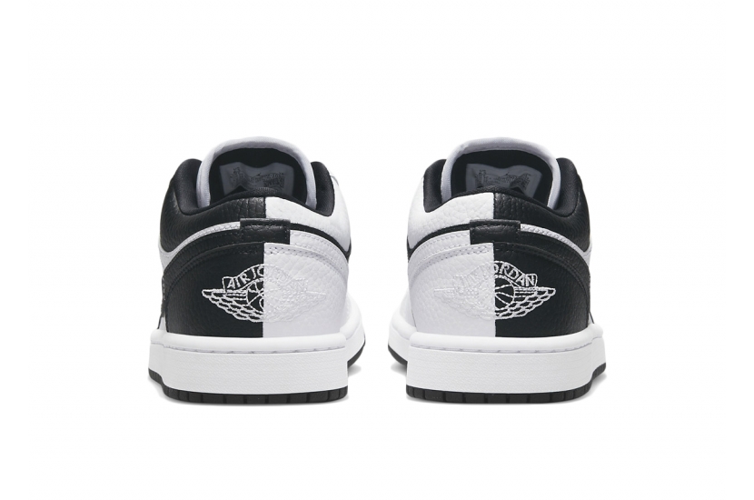 AIR JORDAN 1 LOW SE HOMAGE SPLIT WHITE BLACK W [DR0502-101]