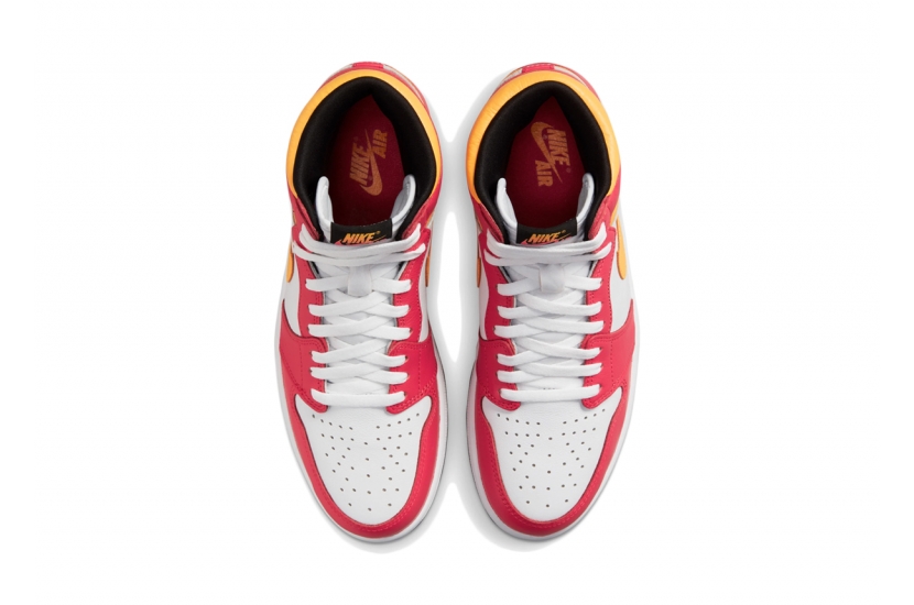 AIR JORDAN 1 HIGH OG LIGHT FUSION RED [555088-603]