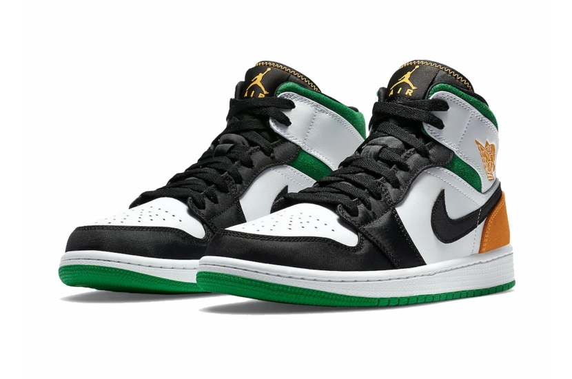 AIR JORDAN 1 MID SE OAKLAND [852542-101]