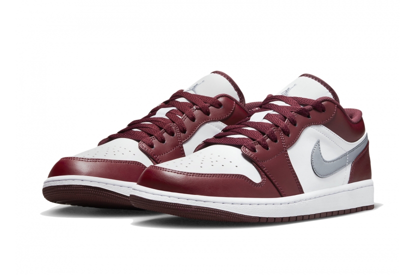 AIR JORDAN 1 LOW BORDEAUX GS [553560-615] [ 553558-615]