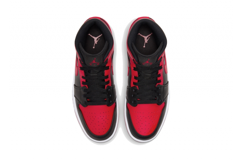 AIR JORDAN 1 MID BANNED MEN [554724-074]