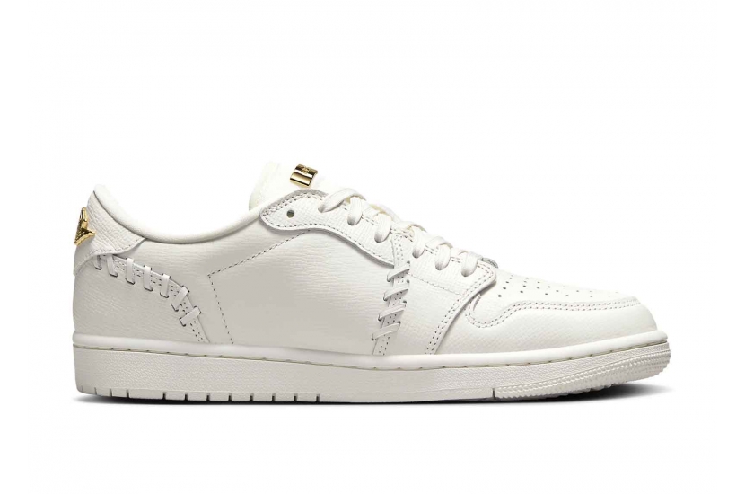 AIR JORDAN 1 LOW METHOD OF MAKE SAIL METALLIC GOLD [FN5032-100]