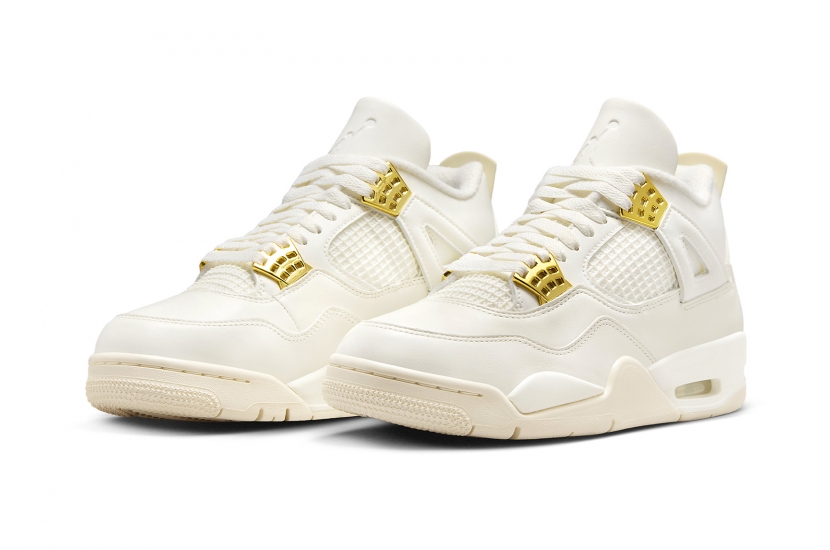 AIR JORDAN 4 RETRO METALLIC GOLD W [AQ9129-170]