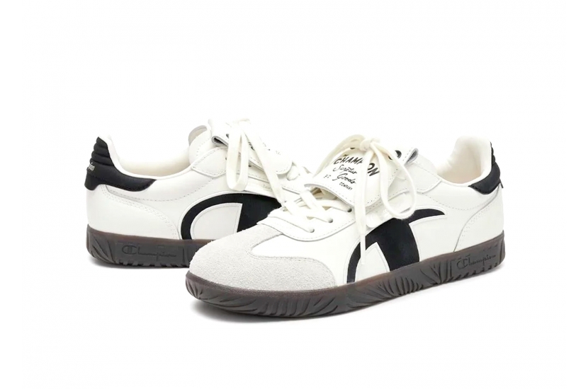 CHAMPION ESSENTIALS T-TRAINER CREAM BLACK [U4CFCTW15U3] 