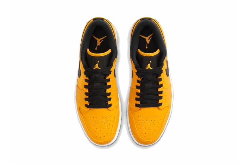 AIR JORDAN 1 LOW UNIVERSITY GOLD BLACK [553558-700]