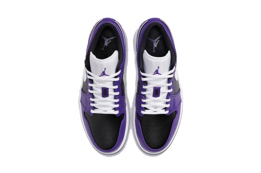 AIR JORDAN 1 LOW PURPLE BLACK [553558-501]