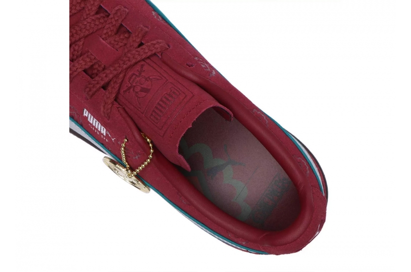 PUMA ONE PIECE X SUEDE ‘RED HAIR PIRATES’ [396521-01]