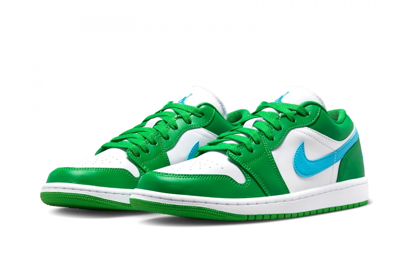 AIR JORDAN 1 LOWLUCKY GREEN AQUATONE [DC0774-304]