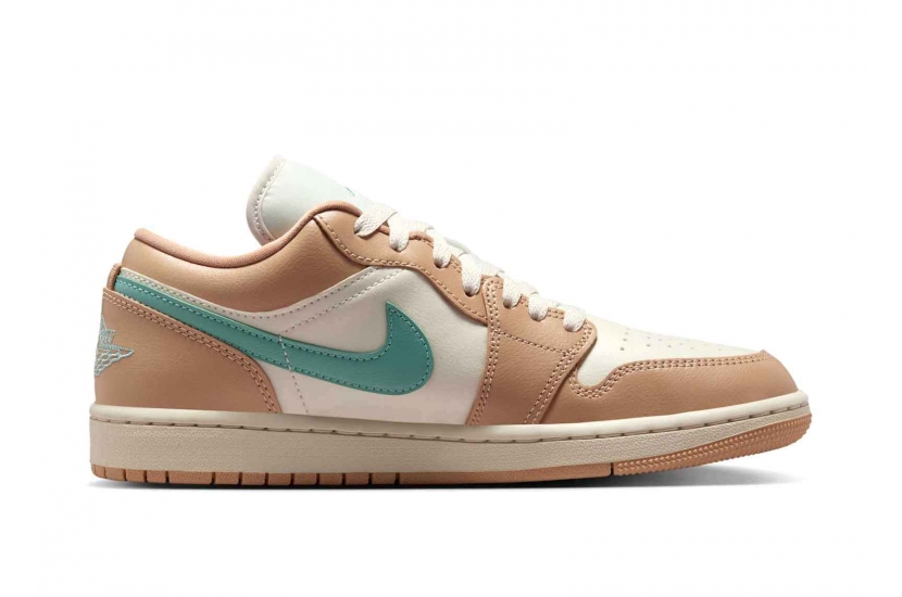 AIR JORDAN 1 LOW POURS OUT A BEACHY “HEMP” COLORWAY [DC0774-130]