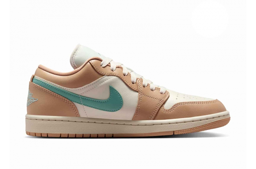 AIR JORDAN 1 LOW POURS OUT A BEACHY “HEMP” COLORWAY [DC0774-130]
