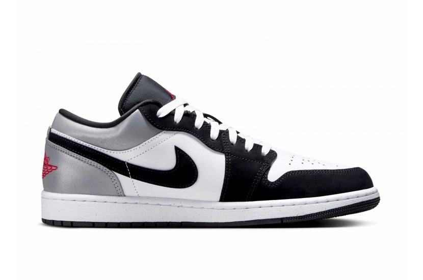 AIR JORDAN 1 LOW SE WHITE FIRE RED BLACK MATTE SILVER [HF3148-106] | [HF3188-106]