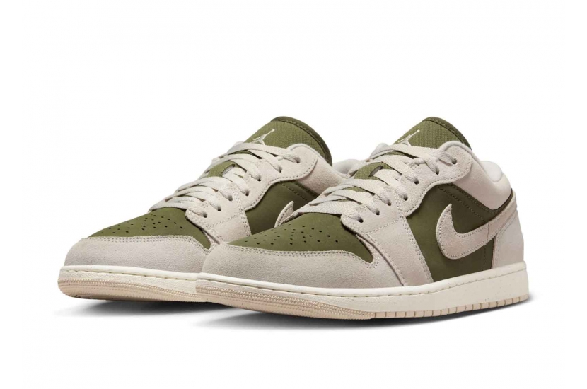 AIR JORDAN 1 LOW SE MEDIUM OLIVE SAIL [HV4089-201]