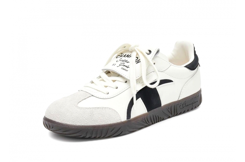 CHAMPION ESSENTIALS T-TRAINER CREAM BLACK [U4CFCTW14U3] 