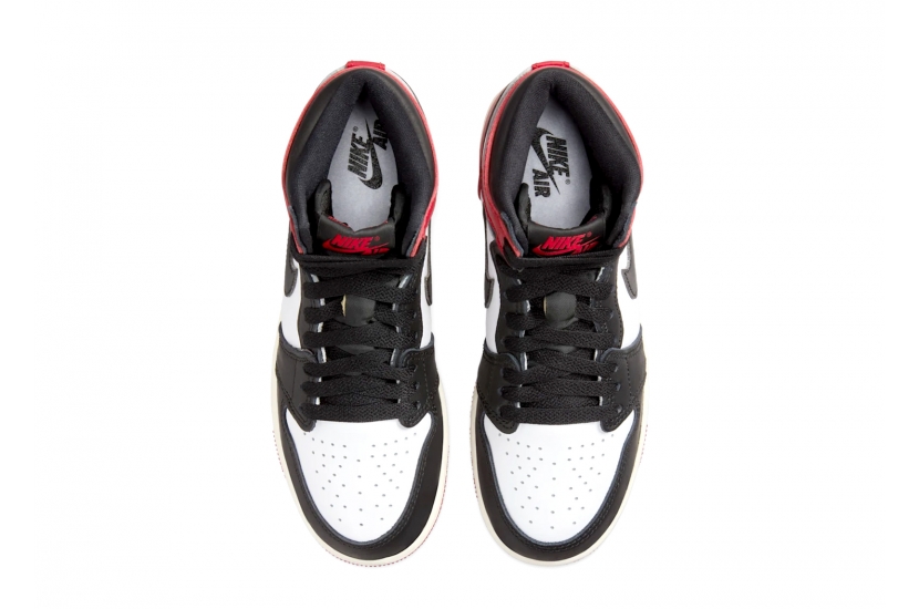 AIR JORDAN 1 HIGH RETRO OG BLACK TOE REIMAGINED GS [FD1437-106]