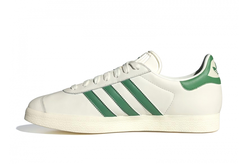 GAZELLE OFF WHITE PRELOVED GREEN COLLEGIATE GREEN [IG1635]