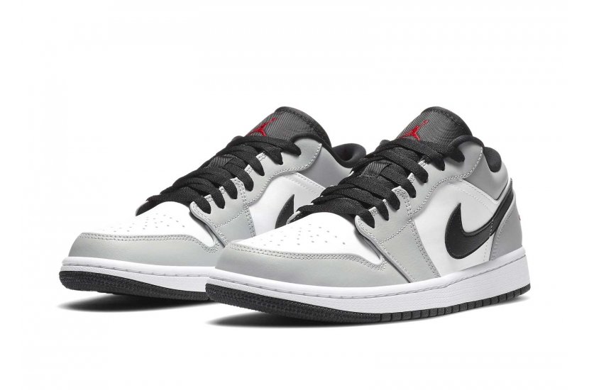 AIR JORDAN 1 LOW  LIGHT SMOKE GREY GS [553560-030]