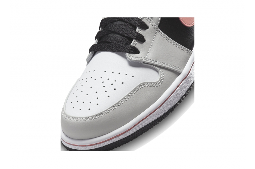 AIR JORDAN 1 LOW BLACK GREY PINK [553558-062]