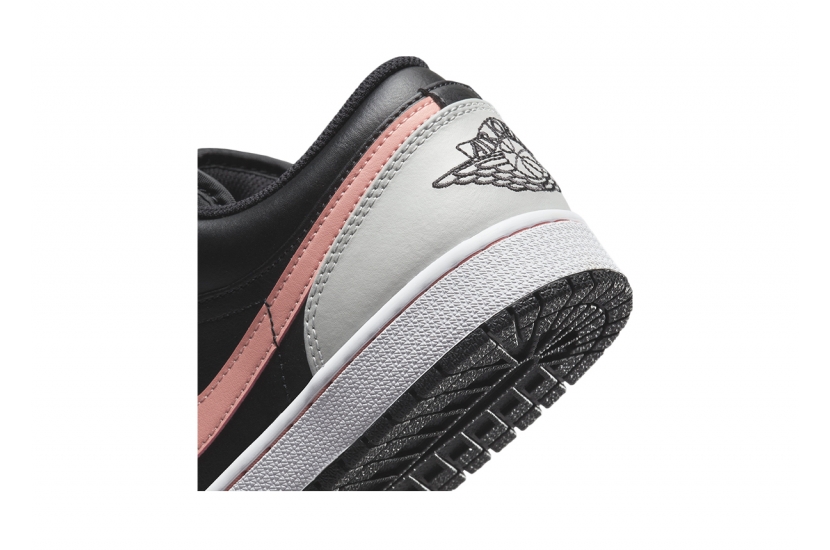 AIR JORDAN 1 LOW BLACK GREY PINK [553558-062]