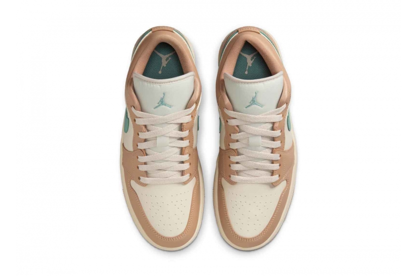 AIR JORDAN 1 LOW POURS OUT A BEACHY “HEMP” COLORWAY [DC0774-130]